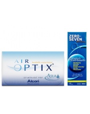 Air Optix Aqua 6szt. plus Zero Seven 500ml
