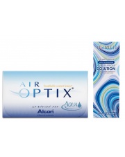 Air Optix Aqua z płynem Horien 360ml