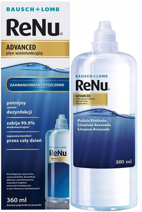 Płyn do soczewek miękkich ReNu ADVANCED 360 ml