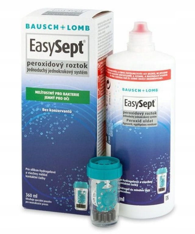 Płyn do pielęgnacji  soczewek EasySept 360 ml bez konserwantów